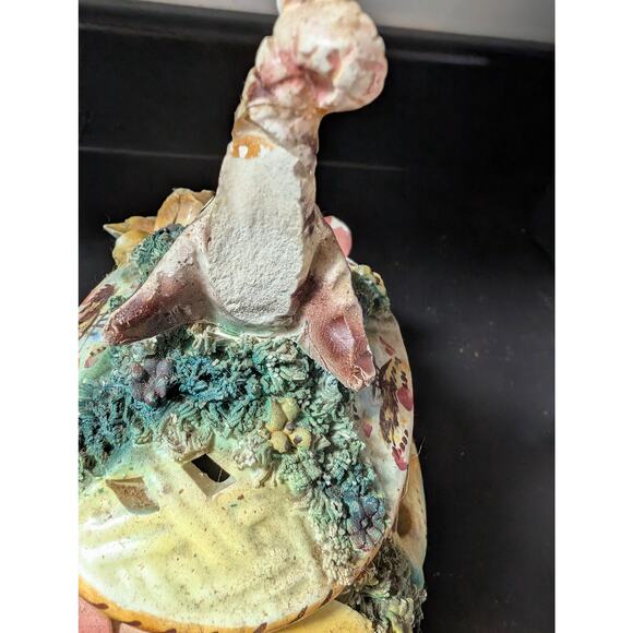 Italian covered bowl slight damage - Picture 1 of 8